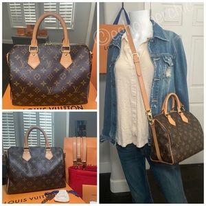 ❤️Gorgeous LV Speedy Bandouliere 25 Like New With Box & Dust Bag